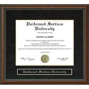  Uniformed Services University (USU) Diploma Frame Sports 