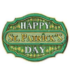  St. Patricks Day Sign Small Wall Decal