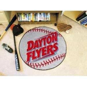  Dayton Flyers Baseball Shaped Area Rug Welcome/Door/Bath 