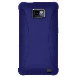 High Quality Amzer Silicone Skin Jelly Case Blue For Samsung Galaxy S 