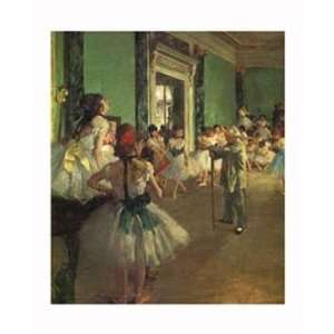 Edgar Degas   The Dance Class Canvas 
