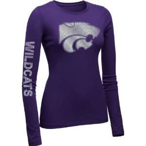  Kansas State Wildcats Womens Purple Taylor Long Sleeve T 