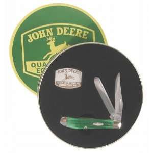  Case Cutlery John Deere Mini Trapper 6207 in Round Green 