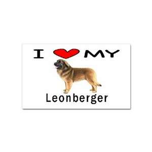  I Love My Leonberger Rectangular Magnet
