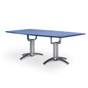   Laminate Conference Table with Mesh Wire Management