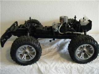 NITRO XRC MONSTER TRUCK RC PROJECT ROLLING CHASSIS GAS ENGINE  
