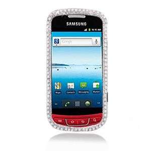 SILVER BLING HARD CASE FOR SAMSUNG ADMIRE R720 PROTECTOR SNAP COVER 