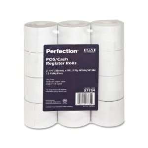  PM Perfection Calculator Roll   White   PMC07784
