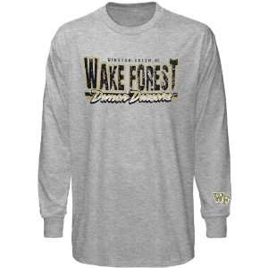  Wake Forest Demon Deacons Crackle Long Sleeve T Shirt 