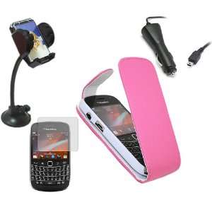  iTALKonline CAR DRIVE Pack PINK Clip On Flip Case/Cover 