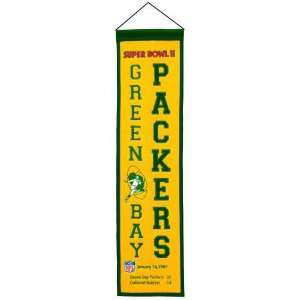    NFL Green Bay Packers Super Bowl II Banner