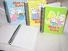 Max & Ruby Ruled Mini Spiral Notebook Writing Tablet Party Favor Color 