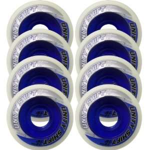 HYPER Inline Skate Wheels 72mm 76a UNITY SHIFT ROLLER HOCKEY x8 Blue 
