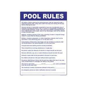  Colorado Pool Rules Sign 2008Ws1824E Patio, Lawn & Garden