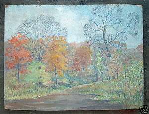 Ralph Sawyer c.1930 Iowa artist painting LISTED  