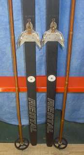 Cross Country 71 Skis 3 pin 185 cm +Poles NORVIK  