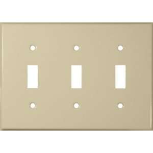  Stainless Steel Metal Wall Plates 3 Gang Toggle Switch 