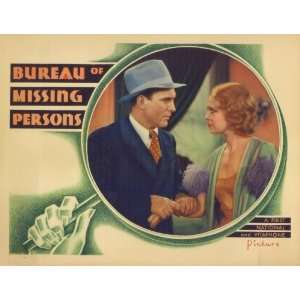  Bureau of Missing Persons Movie Poster (11 x 14 Inches 
