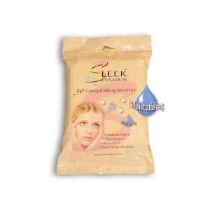 Sleek Sensation Make up Removal Wipes Re sealable 48 Pieces Per Case