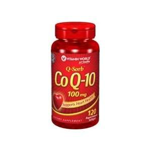  Q Sorb Co Q 10 100 mg. 100 mg. 120 Softgels Health 
