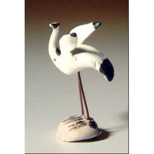  Ceramic Crane Figurine (small)   1 Patio, Lawn & Garden