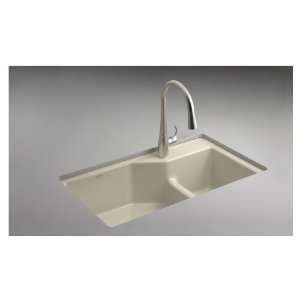    Basin Cast Iron Undermount Kitchen Sink 6411 1 47