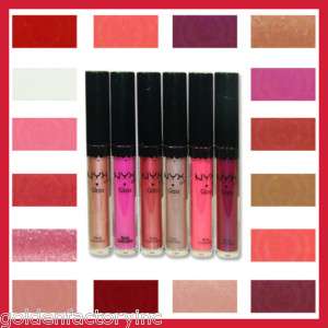 NYX ROUND LIP GLOSS   PICK YOUR 4 FAVORITE COLORS  