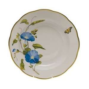  Herend American Wildflowers Morning Glory Rim Soup Plate 