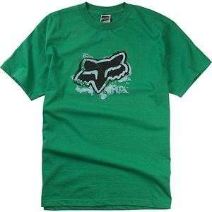  Fox Racing Youth Mischief T Shirt   Youth X Large/Green 