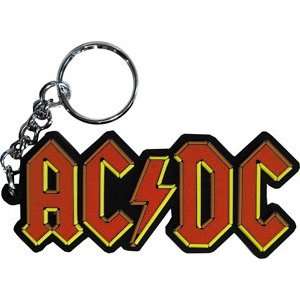 AC/DC LOGO Rubber Keychain 