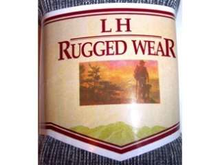 12pr LH Rugged Wear Merino Wool Socks 10 13  
