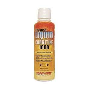  Iron Tek Essential Liquid L Carnitine 1000   Vanilla 16 oz 