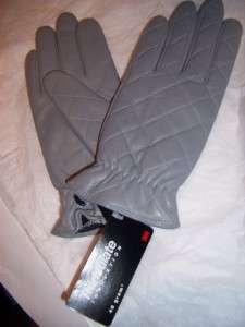 Ladies Quilted Leather Gloves Thinsulate  