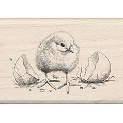 Inkadinkado Chick Rubber Stamp  