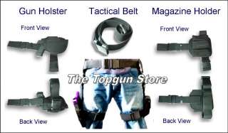   Piece Drop Leg Pistol Holster, Magazine holder & Tactical Belt  