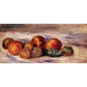     Pierre Auguste Renoir   32 x 14 inches   Still Life with Peaches 1