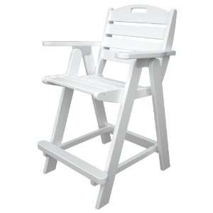  Polywood Nautical Counter Chair in White