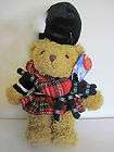 Scottish Bag Pipe Bear Keel Toys Bears of Scotland Kilt Fuzzy Uniform 