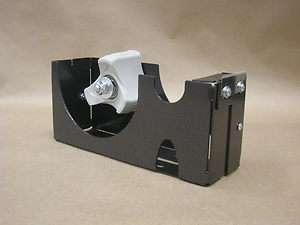 Packaging Tape Dispenser, Steel, Black. Commercial  