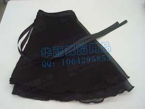 size Black Ballet Skirt Dance Skate Wrap scarf tutu  