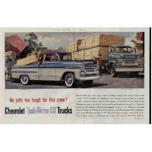 too tough for this crew Chevrolet Task Force 59 Trucks.  1959 