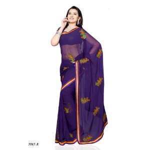   Bollywood Style Designer Pure Georgette Fabric Saree 