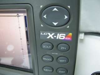 Lowrance LCX 16 CI GPS Chartplotter Fishfinder Receiver  