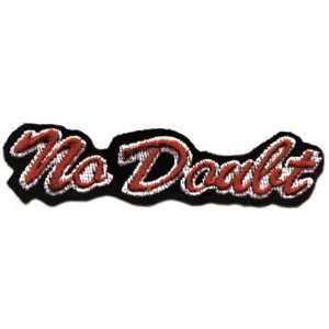    Embroidered Patch NO DOUBT (Classic Logo) 