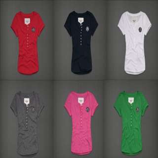 2012 NEW Abercrombie & Fitch by Hollister womens Gillan Classic Tee T 