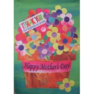  Mothers Day Flowers Large Flag Patio, Lawn & Garden