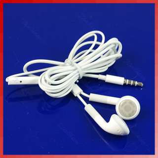 Earphone Headset With Mic For iPhone 4G 3GS 3G i Pod Touch Nano 