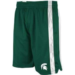   State Spartans Green Scrimmage Basketball Shorts