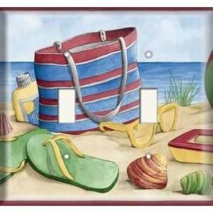  Double Switch Plate   Beach Bag