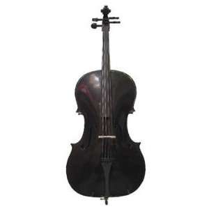   MC100BK Quarter Size Black Cello with Bag and Bow Musical Instruments
